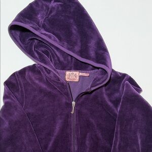 Juicy Couture Vintage Velour Zip-up Small
